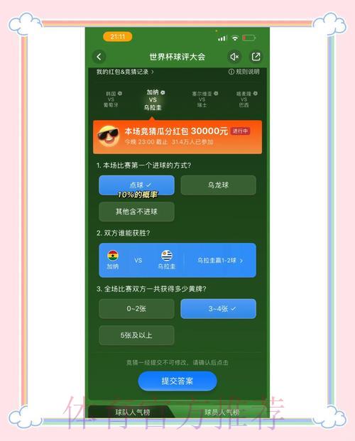 2023世界杯竞猜平台推荐大全