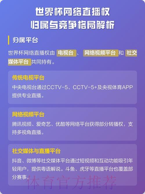 全面解析世界杯直播平台的核心优势对比